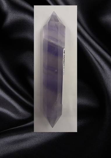 Indigo and Champagne Double Terminated Fluorite Point IFW11 image 0